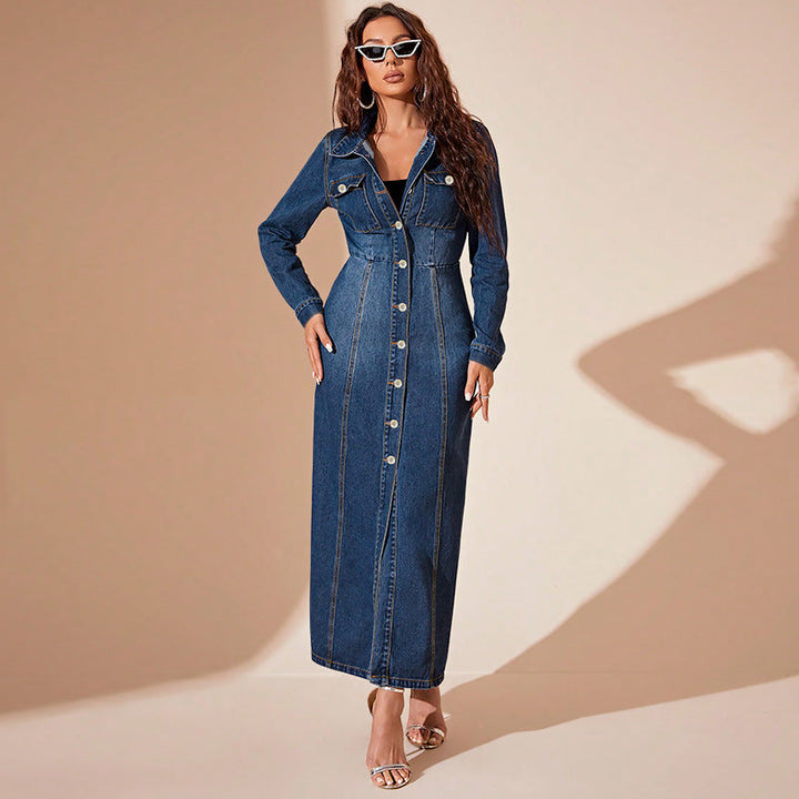 Sarah Denim Cardigan Dress