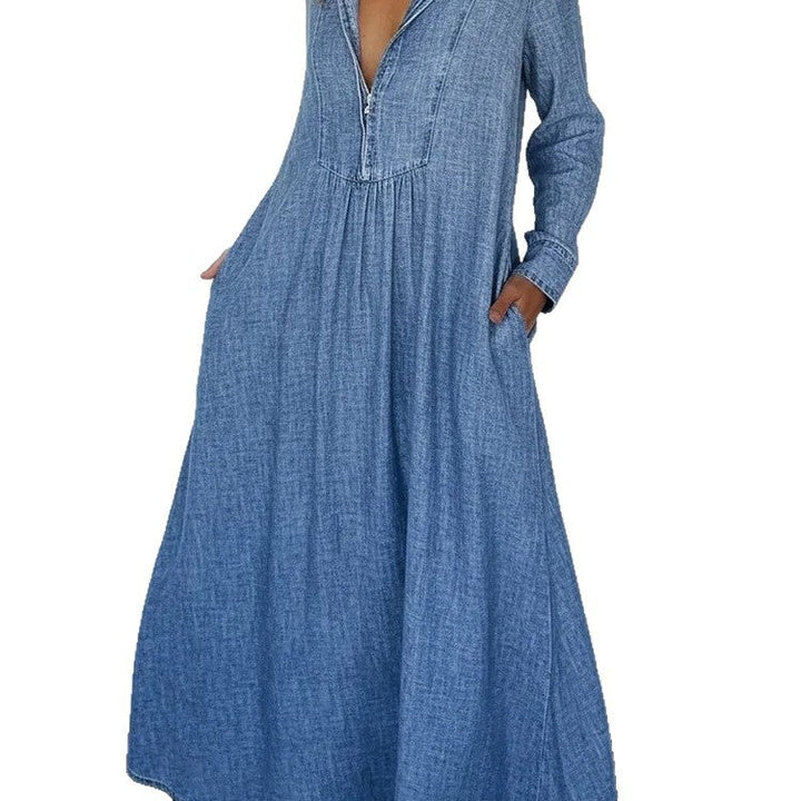 Ivy Denim Maxi Dress