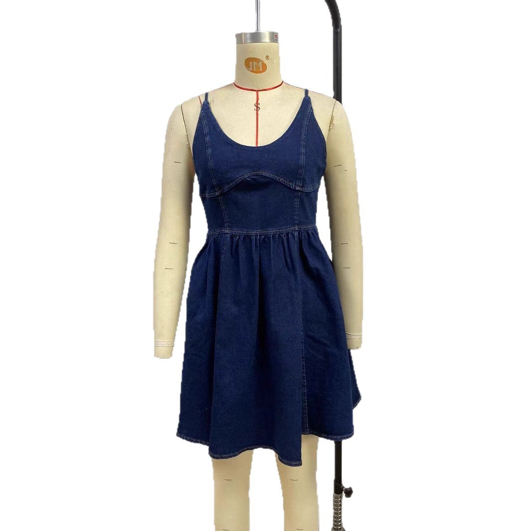 Sienna Denim Flared Dress