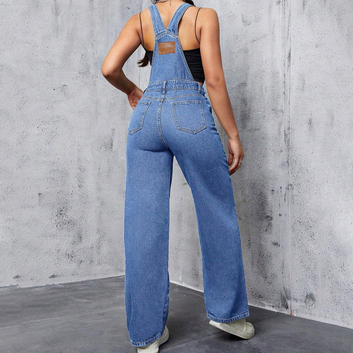 Olivia Denim Overalls Casual