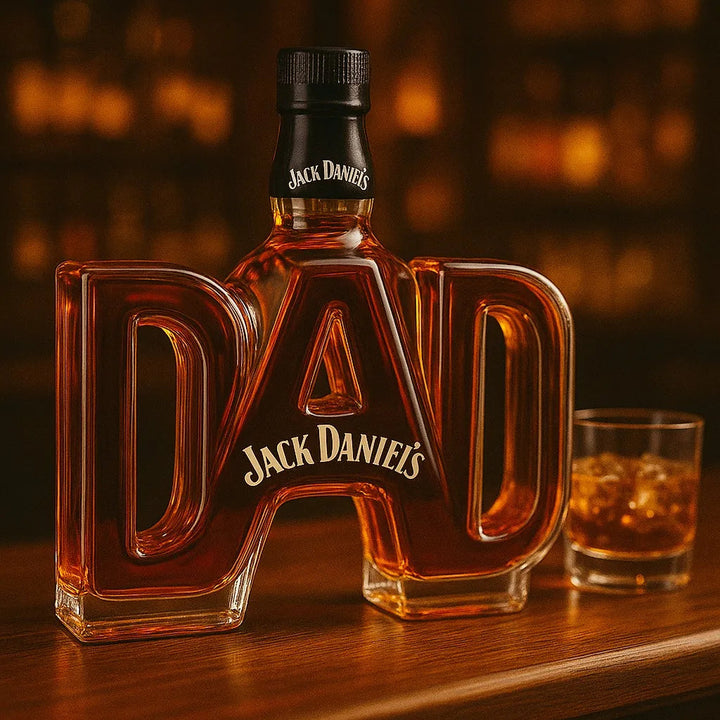 Front view of the elegant Calista personalized decorative decanter, showcasing its unique design.