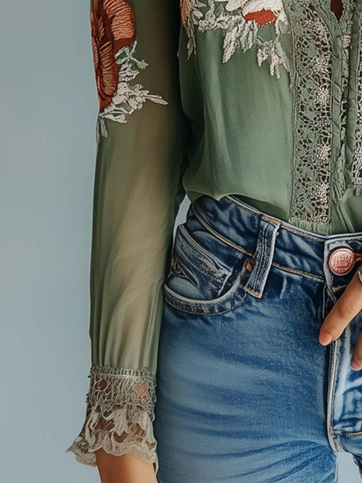BOHEMIAN | Floral Printed Blouse